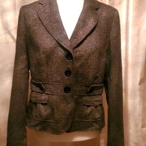 Women's wool tweed blazer